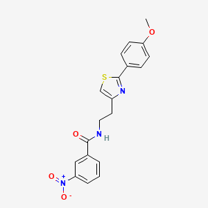 molecular formula C19H17N3O4S B11357248 N-{2-[2-(4-methoxyphenyl)-1,3-thiazol-4-yl]ethyl}-3-nitrobenzamide 