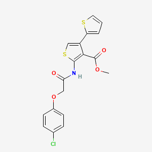 Methyl 5'-{[(4-chlorophenoxy)acetyl]amino}-2,3'-bithiophene-4'-carboxylate