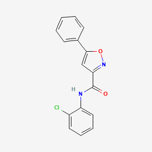 N-(2-chlorophenyl)-5-phenyl-1,2-oxazole-3-carboxamide