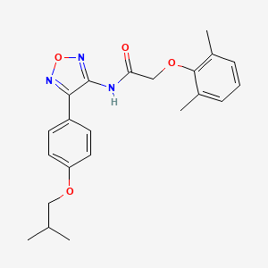 2-(2,6-dimethylphenoxy)-N-{4-[4-(2-methylpropoxy)phenyl]-1,2,5-oxadiazol-3-yl}acetamide