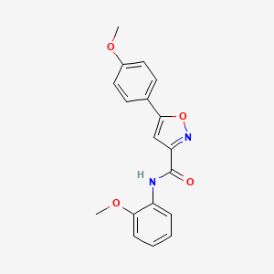 N-(2-methoxyphenyl)-5-(4-methoxyphenyl)-1,2-oxazole-3-carboxamide