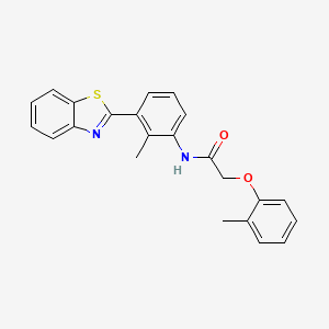 N-[3-(1,3-benzothiazol-2-yl)-2-methylphenyl]-2-(2-methylphenoxy)acetamide