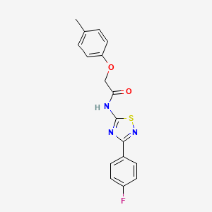 N-[3-(4-fluorophenyl)-1,2,4-thiadiazol-5-yl]-2-(4-methylphenoxy)acetamide