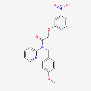 N-(4-methoxybenzyl)-2-(3-nitrophenoxy)-N-(pyridin-2-yl)acetamide