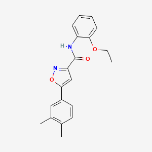 5-(3,4-dimethylphenyl)-N-(2-ethoxyphenyl)-1,2-oxazole-3-carboxamide