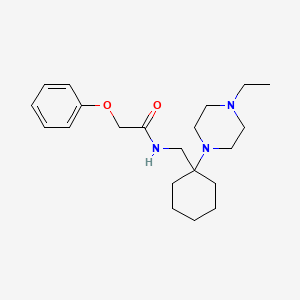 N-{[1-(4-ethylpiperazin-1-yl)cyclohexyl]methyl}-2-phenoxyacetamide