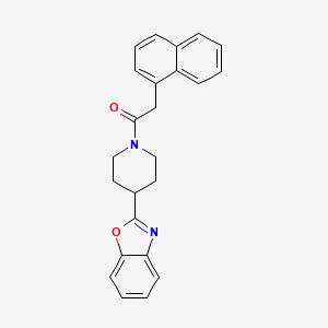 1-[4-(1,3-Benzoxazol-2-yl)piperidin-1-yl]-2-(naphthalen-1-yl)ethanone