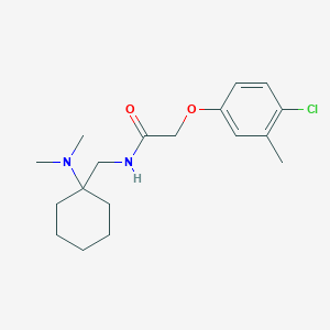 2-(4-chloro-3-methylphenoxy)-N-{[1-(dimethylamino)cyclohexyl]methyl}acetamide