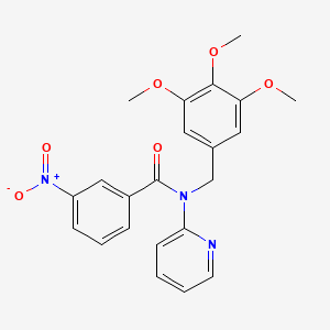 3-nitro-N-(pyridin-2-yl)-N-(3,4,5-trimethoxybenzyl)benzamide