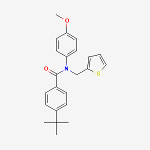 4-tert-butyl-N-(4-methoxyphenyl)-N-(thiophen-2-ylmethyl)benzamide