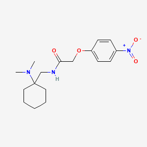 N-{[1-(dimethylamino)cyclohexyl]methyl}-2-(4-nitrophenoxy)acetamide