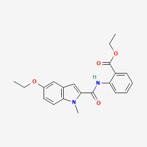 ethyl 2-{[(5-ethoxy-1-methyl-1H-indol-2-yl)carbonyl]amino}benzoate