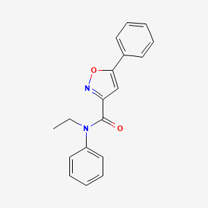 N-ethyl-N,5-diphenyl-1,2-oxazole-3-carboxamide