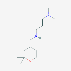 N'-[(2,2-dimethyltetrahydro-2H-pyran-4-yl)methyl]-N,N-dimethylpropane-1,3-diamine