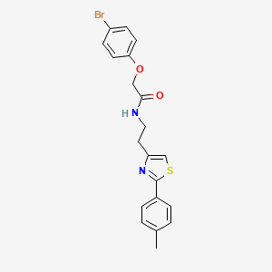 molecular formula C20H19BrN2O2S B11358318 2-(4-bromophenoxy)-N-{2-[2-(4-methylphenyl)-1,3-thiazol-4-yl]ethyl}acetamide 