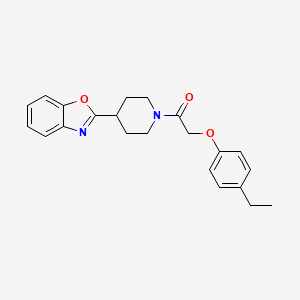 1-[4-(1,3-Benzoxazol-2-yl)piperidin-1-yl]-2-(4-ethylphenoxy)ethanone