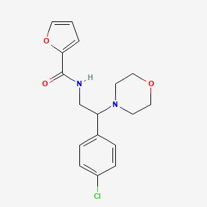 N-[2-(4-chlorophenyl)-2-(morpholin-4-yl)ethyl]furan-2-carboxamide