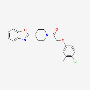 1-[4-(1,3-Benzoxazol-2-yl)piperidin-1-yl]-2-(4-chloro-3,5-dimethylphenoxy)ethanone