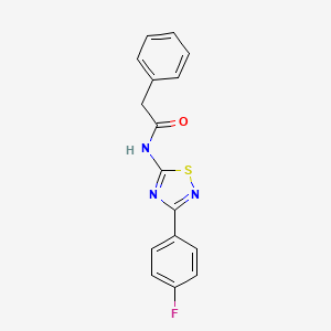 N-[3-(4-fluorophenyl)-1,2,4-thiadiazol-5-yl]-2-phenylacetamide