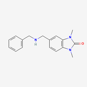 5-[(benzylamino)methyl]-1,3-dimethyl-1,3-dihydro-2H-benzimidazol-2-one