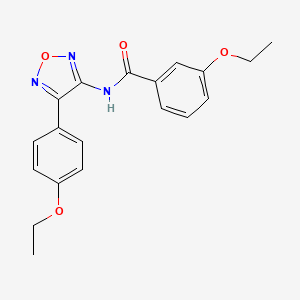 3-ethoxy-N-[4-(4-ethoxyphenyl)-1,2,5-oxadiazol-3-yl]benzamide