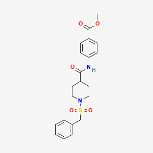 Methyl 4-[({1-[(2-methylbenzyl)sulfonyl]piperidin-4-yl}carbonyl)amino]benzoate