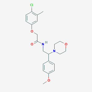 2-(4-chloro-3-methylphenoxy)-N-[2-(4-methoxyphenyl)-2-(morpholin-4-yl)ethyl]acetamide