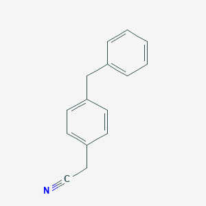 molecular formula C15H13N B011359 4-苄基苯基乙腈 CAS No. 101096-72-4