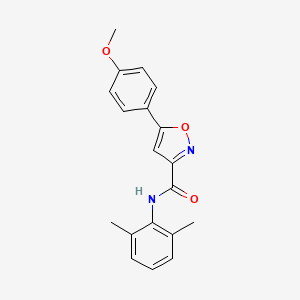 N-(2,6-dimethylphenyl)-5-(4-methoxyphenyl)-1,2-oxazole-3-carboxamide