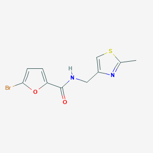 5-bromo-N-[(2-methyl-1,3-thiazol-4-yl)methyl]furan-2-carboxamide