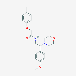 N-[2-(4-methoxyphenyl)-2-(morpholin-4-yl)ethyl]-2-(4-methylphenoxy)acetamide