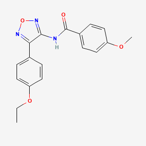 N-[4-(4-ethoxyphenyl)-1,2,5-oxadiazol-3-yl]-4-methoxybenzamide