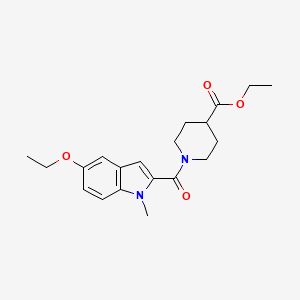 ethyl 1-[(5-ethoxy-1-methyl-1H-indol-2-yl)carbonyl]piperidine-4-carboxylate