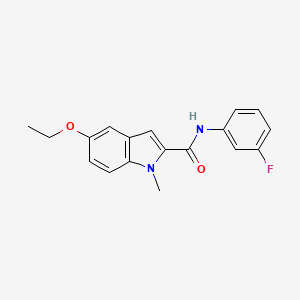 5-ethoxy-N-(3-fluorophenyl)-1-methyl-1H-indole-2-carboxamide