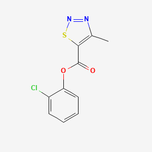 2-Chlorophenyl 4-methyl-1,2,3-thiadiazole-5-carboxylate