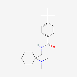 molecular formula C20H32N2O B11359428 4-tert-butyl-N-{[1-(dimethylamino)cyclohexyl]methyl}benzamide 