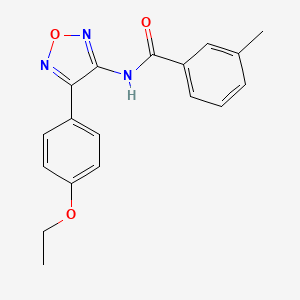 N-[4-(4-ethoxyphenyl)-1,2,5-oxadiazol-3-yl]-3-methylbenzamide