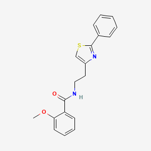 2-methoxy-N-[2-(2-phenyl-1,3-thiazol-4-yl)ethyl]benzamide