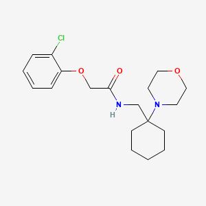 molecular formula C19H27ClN2O3 B11359748 2-(2-chlorophenoxy)-N-{[1-(morpholin-4-yl)cyclohexyl]methyl}acetamide 