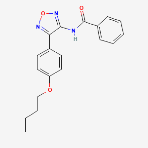 N-[4-(4-butoxyphenyl)-1,2,5-oxadiazol-3-yl]benzamide