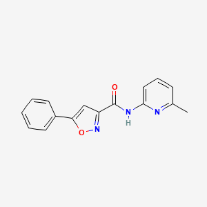 N-(6-methylpyridin-2-yl)-5-phenyl-1,2-oxazole-3-carboxamide