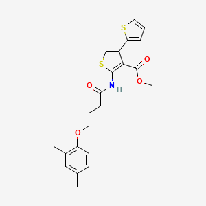 Methyl 5'-{[4-(2,4-dimethylphenoxy)butanoyl]amino}-2,3'-bithiophene-4'-carboxylate