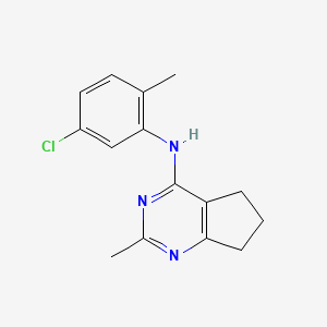 N-(5-chloro-2-methylphenyl)-2-methyl-6,7-dihydro-5H-cyclopenta[d]pyrimidin-4-amine