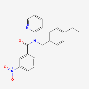 N-(4-ethylbenzyl)-3-nitro-N-(pyridin-2-yl)benzamide