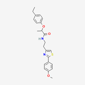 2-(4-ethylphenoxy)-N-{2-[2-(4-methoxyphenyl)-1,3-thiazol-4-yl]ethyl}propanamide