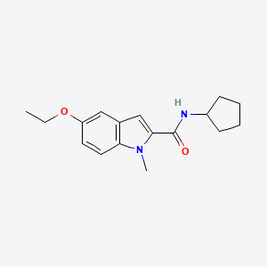 N-cyclopentyl-5-ethoxy-1-methyl-1H-indole-2-carboxamide