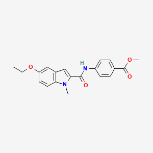 methyl 4-{[(5-ethoxy-1-methyl-1H-indol-2-yl)carbonyl]amino}benzoate