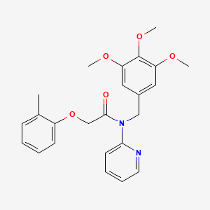 2-(2-methylphenoxy)-N-(pyridin-2-yl)-N-(3,4,5-trimethoxybenzyl)acetamide