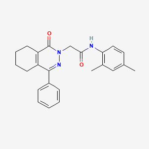 N-(2,4-dimethylphenyl)-2-(1-oxo-4-phenyl-5,6,7,8-tetrahydrophthalazin-2(1H)-yl)acetamide