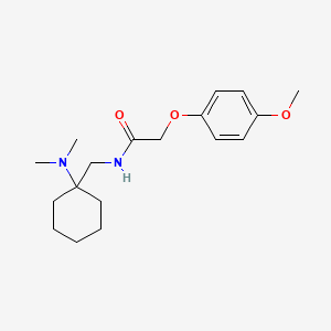 N-{[1-(dimethylamino)cyclohexyl]methyl}-2-(4-methoxyphenoxy)acetamide